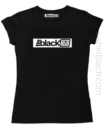 BlackRGB Logo standard - koszulka damska